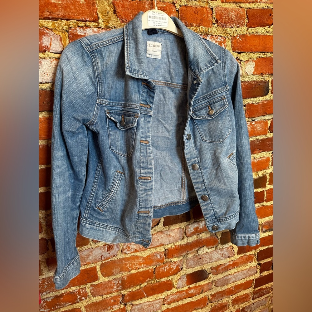 J. Crew blue Jean jacket.  Size XS.